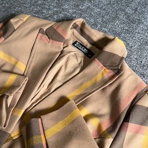 Plaid Blazer